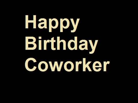 Dear Coworker Wish You A Very Happy Birthday-wb1112
