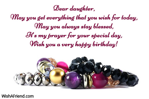 Dear Daughter Happy Birthday-wb7204