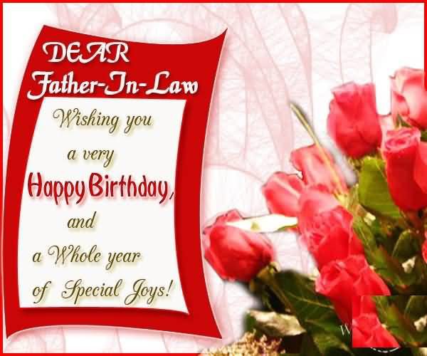 Dear Father In Law Wishing You A Happy Birthday-wb3603
