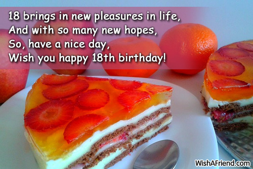 Eighteenth Brings In New Pleasures In Life-wb3203