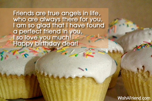 Friends Are True Angels In Life-w007
