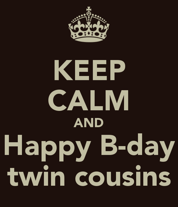Happy Bday Twin Cousins-wb7202