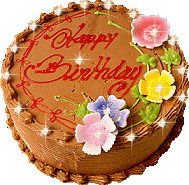 Happy Birthday-Glittering Cake-wb5114