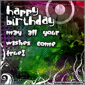 Happy Birthday May All Your Wishes Come True -Animated Pic-wb024