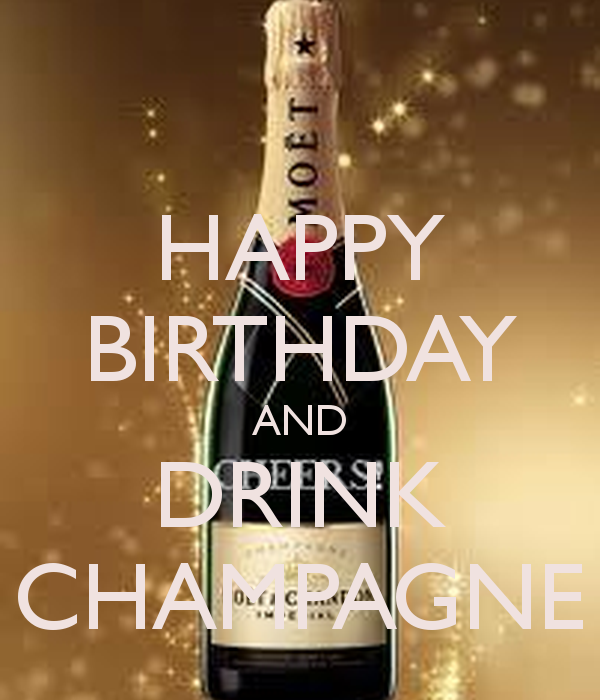 Happy Birthday And Drink Champagne-wb4722