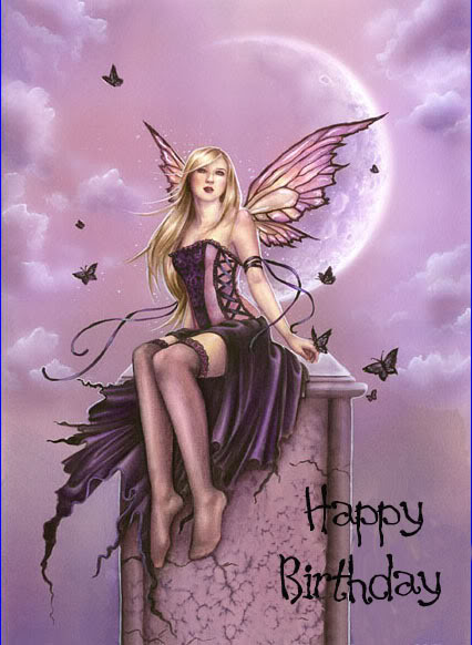 Happy Birthday - Angel Pic-wb54