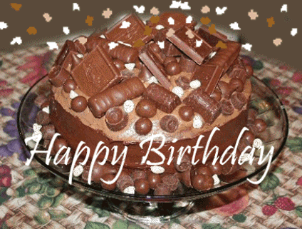Happy Birthday - Animated Cake-wb55