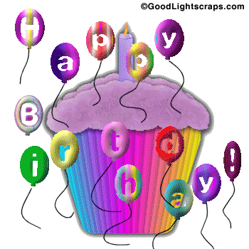 Happy Birthday -Animinated Balloons-wg6416