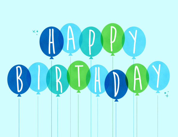 Happy Birthday - Balloons Pic-wb12