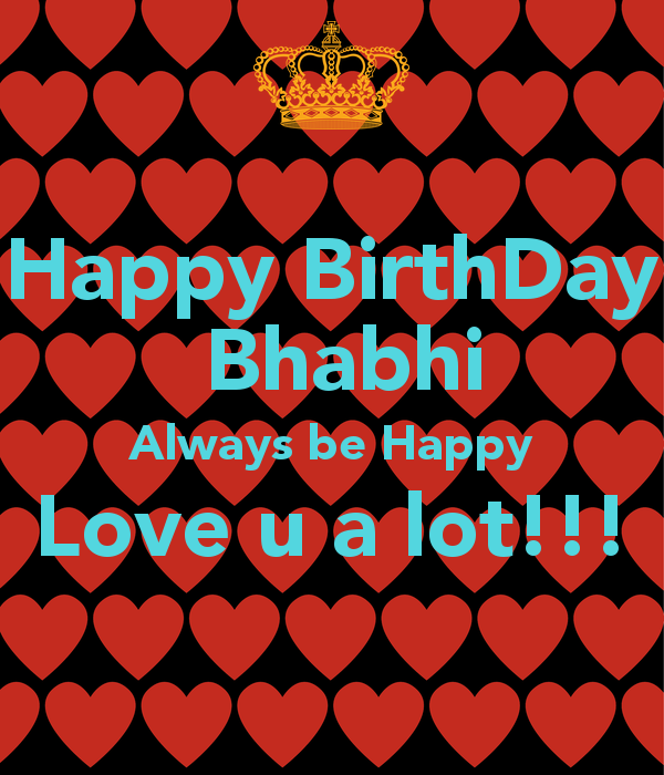 Happy Birthday Bhabhi Always Be Happy-wb0107