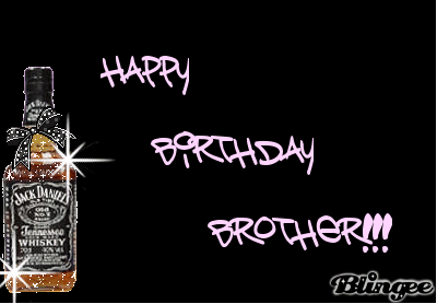 Happy Birthday Brother With Whiskey-wb3006