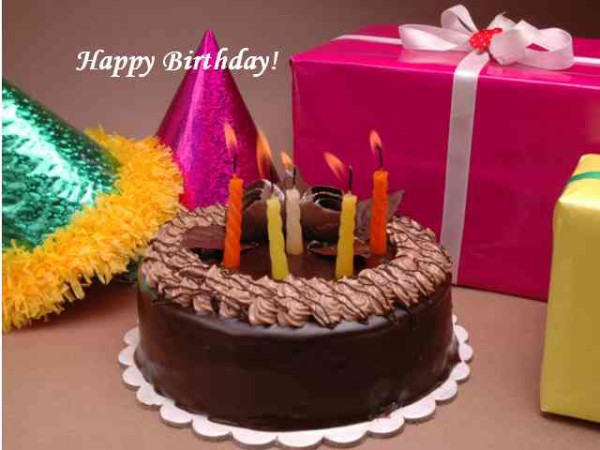 Happy Birthday - Chocolate Cake-wb00502