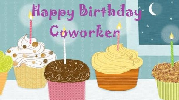Happy Birthday Coworker - Cupcake Pic-wb1116