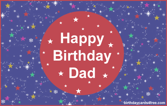 Happy Birthday Dad Animated Image