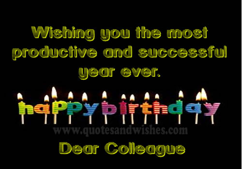 Happy Birthday Dear Colleague-wb3605