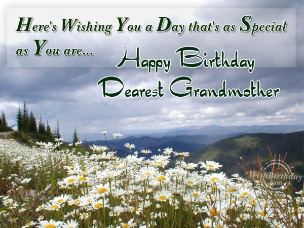 Happy Birthday Dearest Grandmother-wb463