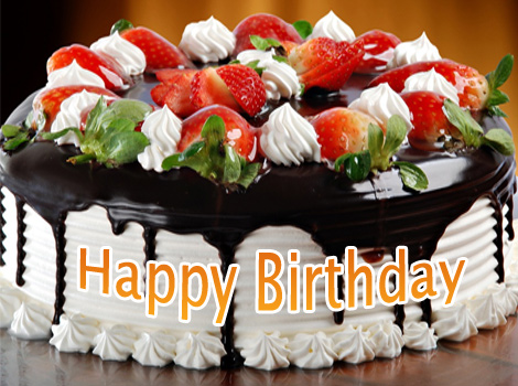 Happy Birthday - Fruit Cake-wb7908
