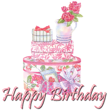 Happy Birthday - Glittering Cake-wb01402