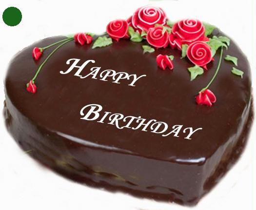 Happy Birthday - Heart Shape Cake-wb7909