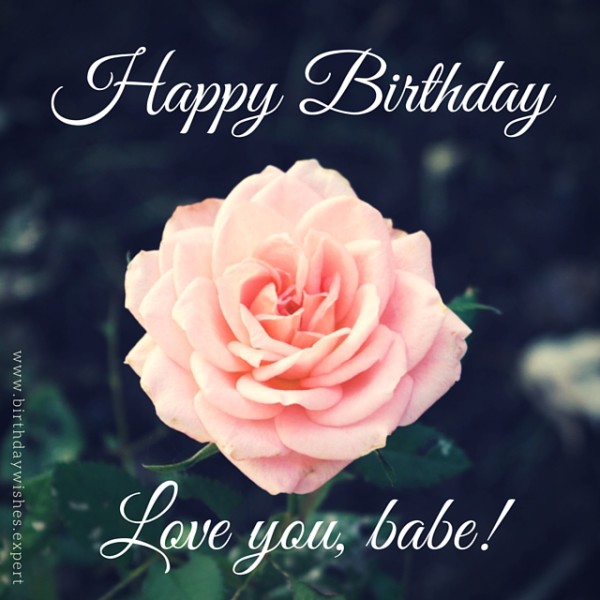 Happy Birthday Love You Babe !-wb41
