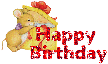 Happy Birthday - Mouse Image-wb3106