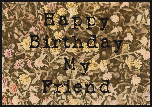 Happy Birthday My Friend ! -wb65