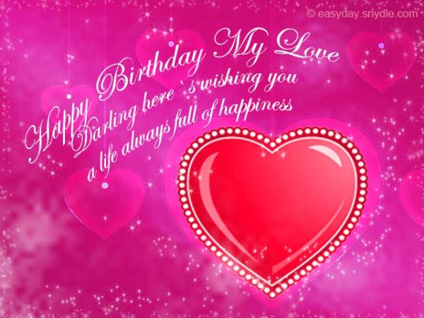 Happy Birthday My Love Darling-wb0172