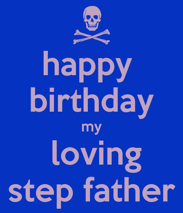 Happy Birthday My Loving Step Father-wb653