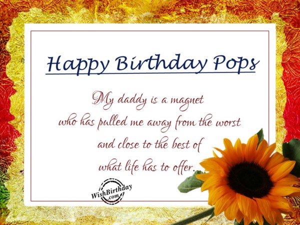 Happy Birthday Pops-wb5010