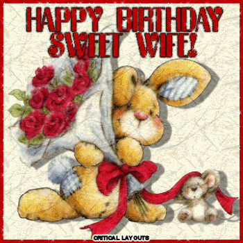 Happy Birthday Sweet Wife-wb4104