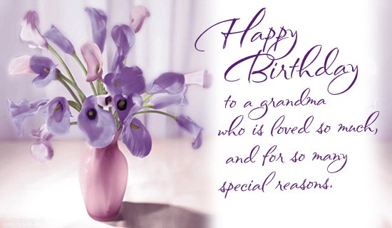 Happy Birthday To A Grandma-wb0154