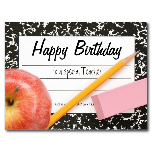 Happy Birthday To A Special Teacher-wb65