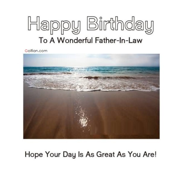 Happy Birthday To A Wonderful Father In Law-wb472