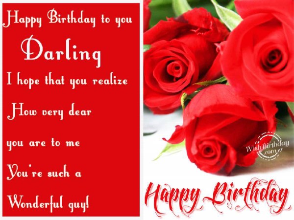 Happy Birthday To Darling-wb061