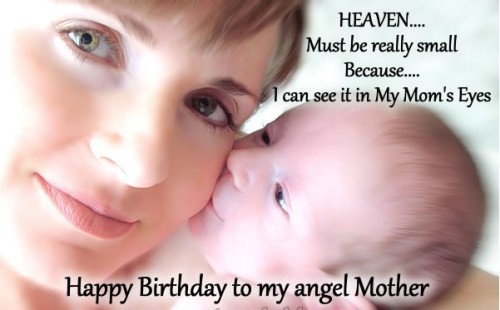 Happy Birthday To My Angel Mother-wb603