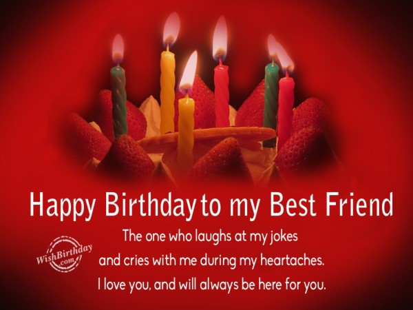 Happy Birthday To My Best Friend-w021