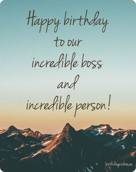 Happy Birthday To My Boss-wb034