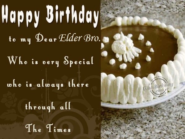 Happy Birthday To My Dear Elder Bro-wb6017
