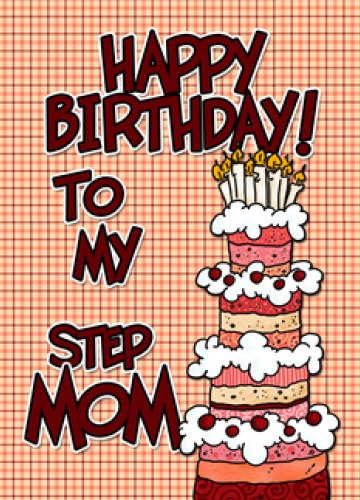 Happy Birthday To My Step Mom-wb235