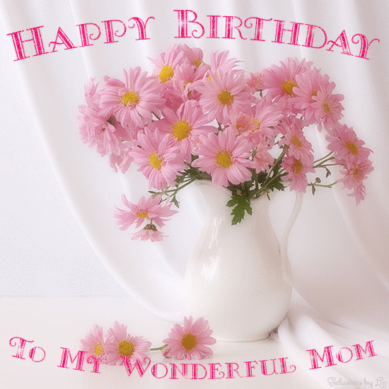 Happy Birthday To My Wonderful Mom-wb65