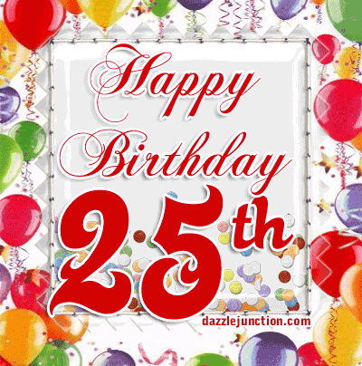 Happy Birthday Twenty Fifth-wb3502