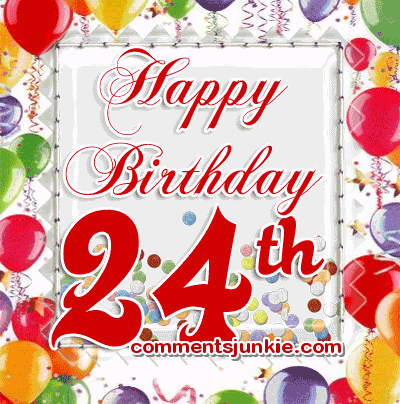 Happy Birthday Twenty Fourth-wb6403