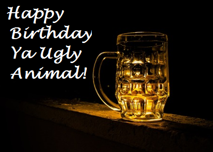 Happy Birthday Ugly Animal-wb4731