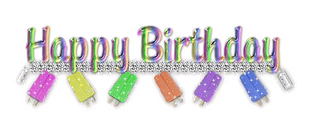 Happy Birthday With Glitter Pic-wb3109