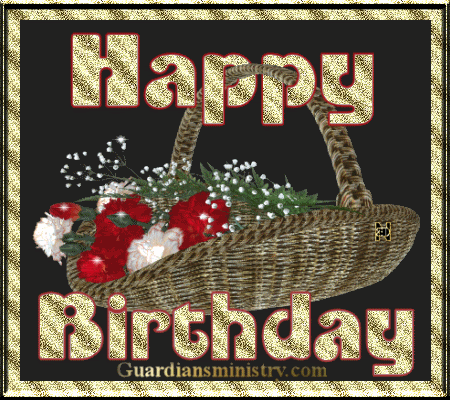 Happy Birthday With Golden Glitters !-wb4786