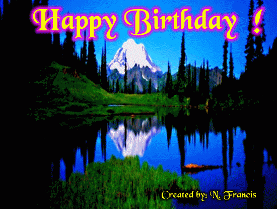 Happy Birthday With Nature Image-wb02710