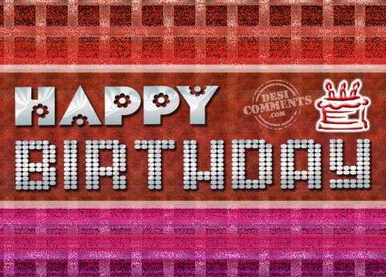 Happy Birthday With Simple Background !-wb02712