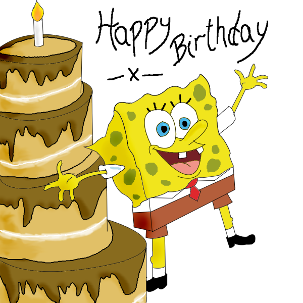Happy Birthday With Spongebob-wb00907