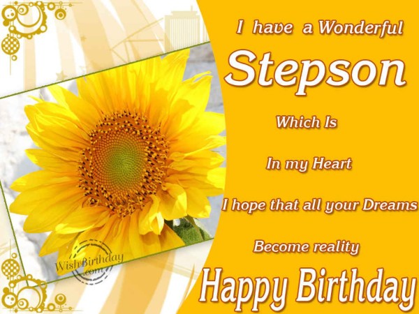 Happy Birthday Wonderful Step Mom-wb236