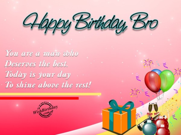 Happy Birthday-You Ar A Man-wb4611
